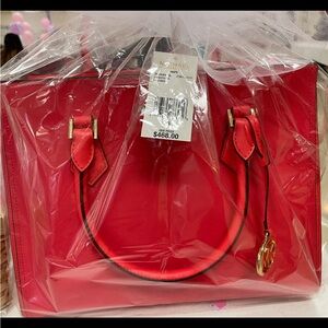 Michael Kors Vibrant Red Satchel